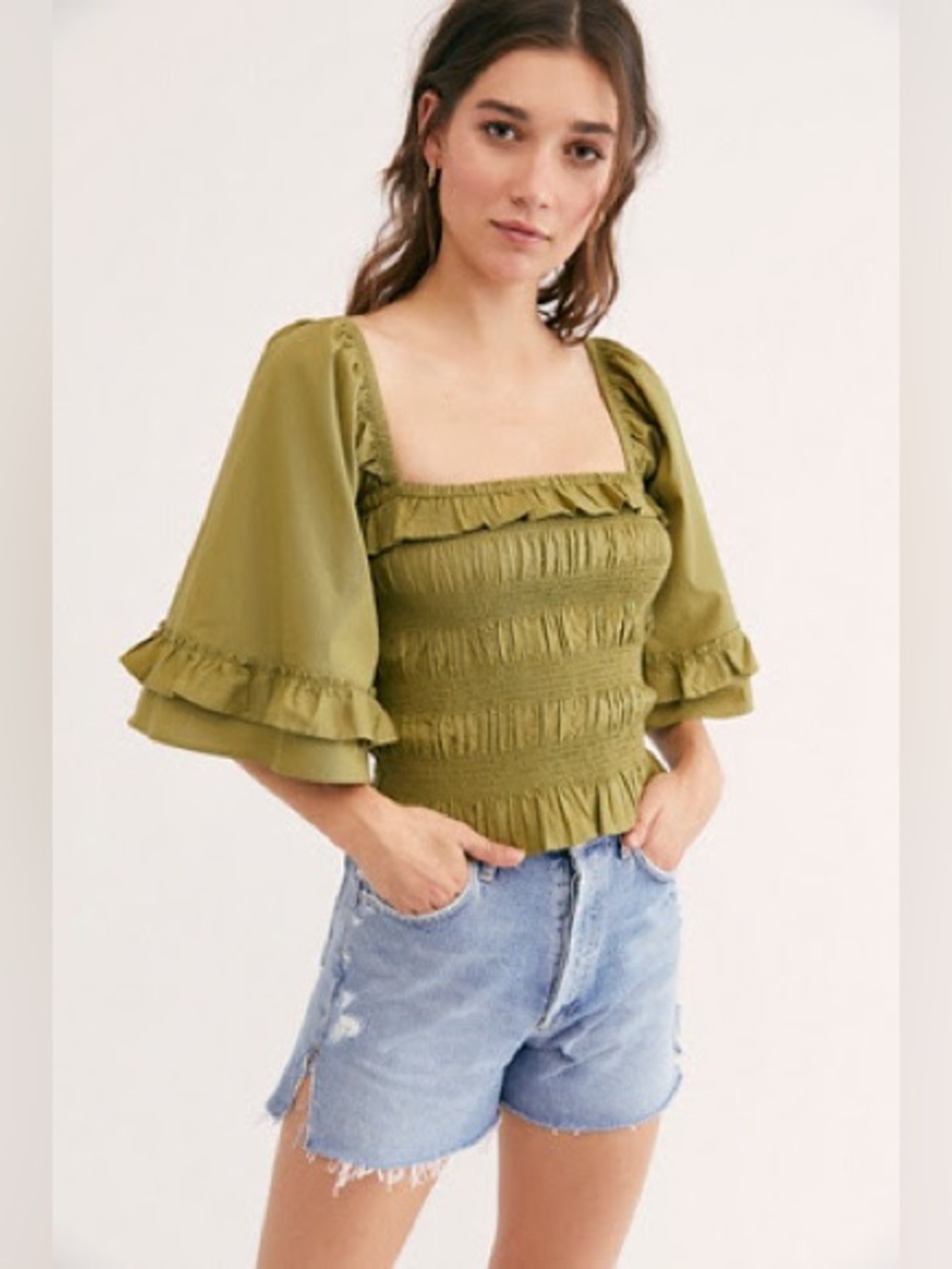 Free People Shirted Perfection Top